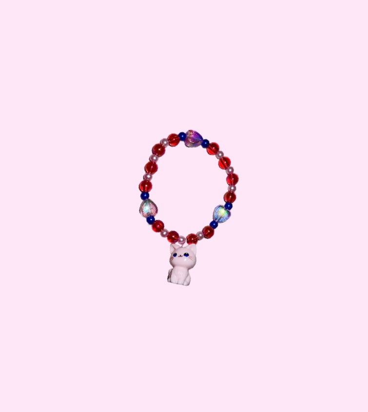 L&V X PA kitten necklace