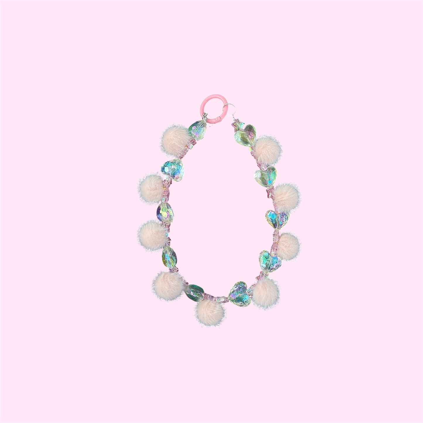 Pre-order Strawberry Lychee keychain w/ boba 💖