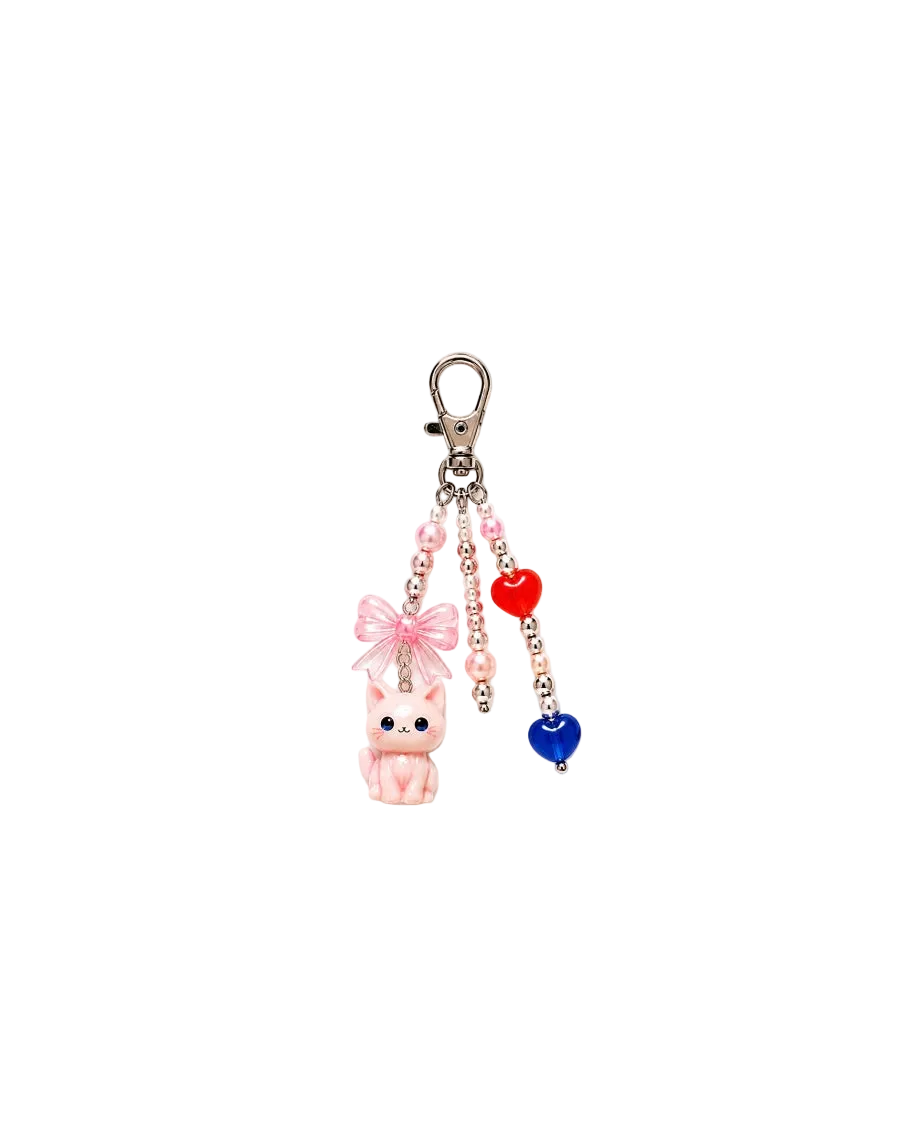 L&V X PA small keychain w/ bow